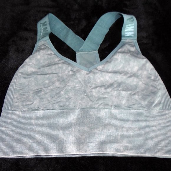 Teal Green PINK Sport by Victoria's Secret Sports Bra Sz L - Picture 3 of 6